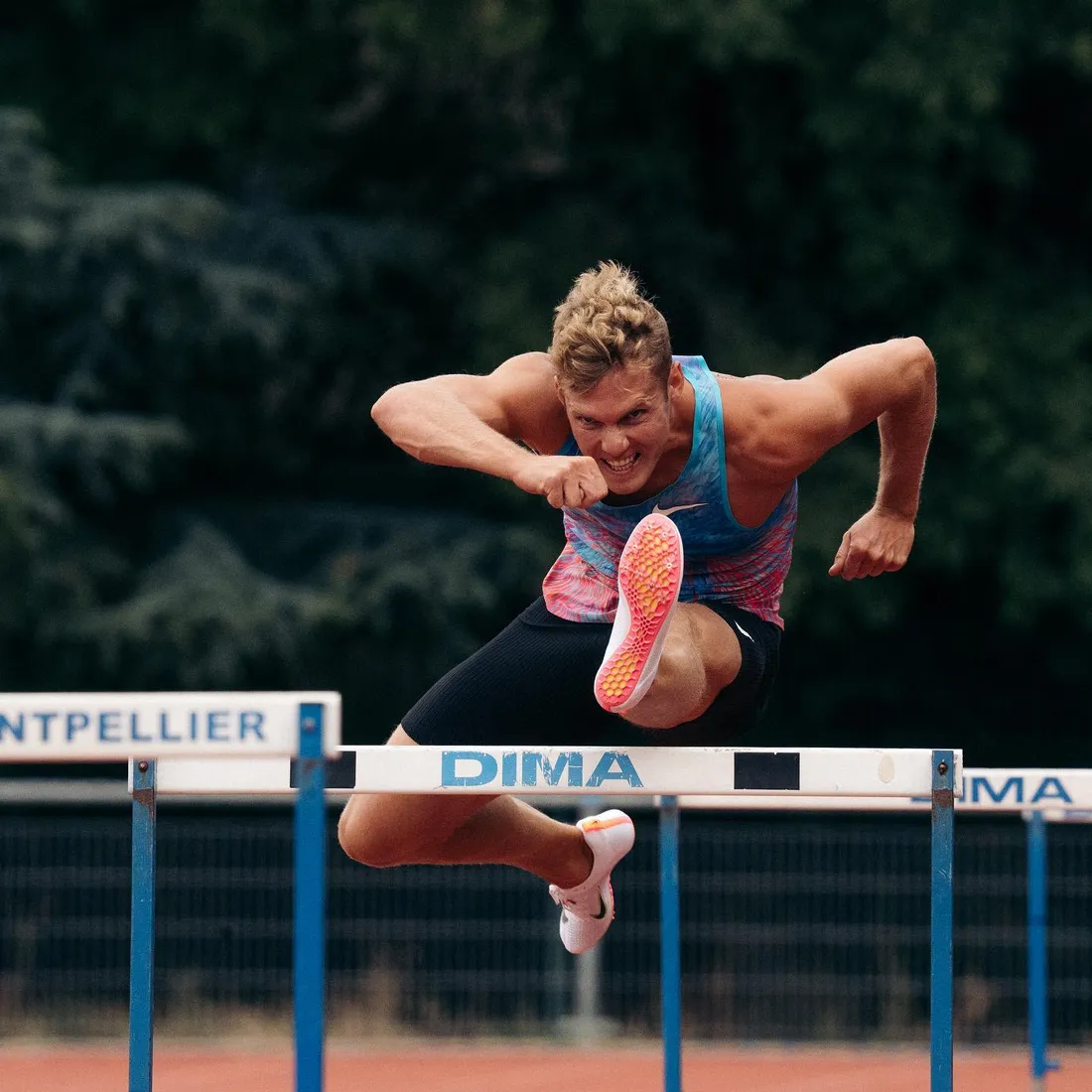 Kevin Mayer à l'entrainement